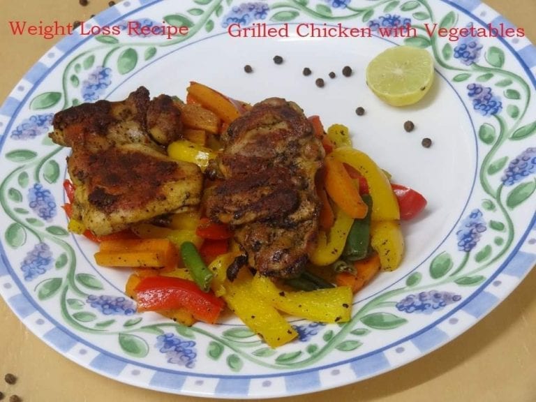 Grilled Chicken with Vegetables - Weight loss recipe